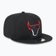 New Era Split Logo 9Fifty Chicago Bulls cap black