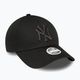 Women's New Era Metallic Logo 9Forty New York Yankees baseball cap black 3