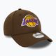Men's New Era Repreve 9Forty Los Angeles Lakers baseball cap dark brown 3
