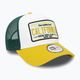 Men's New Era Patch Trucker yellow baseball cap 3