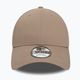Men's New Era Ne Essential 9Forty pastel brown baseball cap 3
