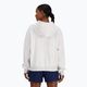 Women's New Balance French Terry Small Logo Hoodie ash heather 3