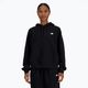 Women's New Balance French Terry Small Logo Hoodie black
