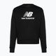 Men's New Balance Stacked Logo French Terry Crew sweatshirt black 5