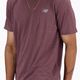 Men's New Balance Athletics Run licorice heather t-shirt 4