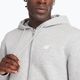 Men's New Balance Core Brushed Full Zip athletic grey sweatshirt 5