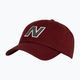 New Balance V990 Block N Curved Brim mercury red baseball cap