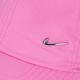 Nike Dri-Fit Club Unstructured Metal Swoosh cap playful pink/metallic silver 3