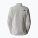 The North Face women's 100 Glacier 1/4 Zip white dune/npf sweatshirt 5