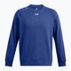 Men's Under Armour Rival Fleece Crew tech blue/white sweatshirt