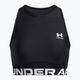 Under Armour Heat Gear Rib Tank black/black/white women's training top