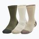 Under Armour Performance Tech Crew 3 pair city khaki/ivory dune/taupe dusk socks