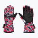 Women's snowboard gloves ROXY Cynthia Rowley 2021 true black/white/red 7