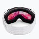 Ski goggles Alpina Estetica QV white gloss/gold sph 3