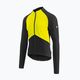 ASSOS Mille GT Spring Fall men's cycling sweatshirt black/yellow 11.30.344.32 2