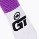 ASSOS GT C2 cycling socks purple and white P13.60.700.4B 3