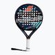 The racket is Babolat Contact blue/red 185911