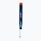 The racket is Babolat Contact blue/red 185911 9