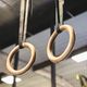 Sveltus Wooden Gym Ring with straps 3930 3