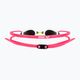 Children's swimming goggles arena Tracks JR Mirror silver/white/fuchsia 5