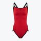 Women's swimsuit arena Team Stripe Super Fly Back One Piece red/black 001195/415