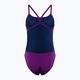 Women's one-piece swimsuit arena Team Challenge Solid purple 004766 2