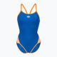 Women's arena Icons Super Fly Back Solid blue/orange one-piece swimsuit 005036/751