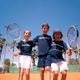 Children's tennis shirt Tecnifibre Team Cotton Tee marine 3