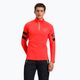 Men's ski sweatshirt Rossignol Classique Hero 1/2 Zip neon red 2