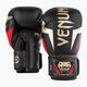 Venum Elite boxing gloves black/gold/red 5