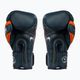 Venum Elite boxing gloves navy/silver/orange 2