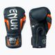 Venum Elite boxing gloves navy/silver/orange 3