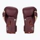 Venum Elite burgundy/gold boxing gloves 2