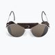 Women's sunglasses ROXY Blizzard 2021 shiny silver/brown leather 3