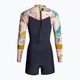 Women's wetsuit ROXY 2/2 Syncro LS BZ QLCK 2021 jet gry/coral flme/temple gold 3