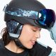 Women's snowboard goggles ROXY Popscreen Cluxe J 2021 true black akio/sonar ml revo blue 8