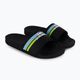 Children's flip-flops Quiksilver Rivi Slide black/orange/blue 5