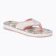 Women's flip flops ROXY Coastin Print 2021 white/pink