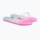 Women's flip flops ROXY Viva Jelly 2021 white/crazy pink/turquoise 5