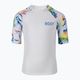 Children's swimming T-shirt ROXY Printed 2021 bright white/surf trippin