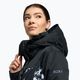 Women's snowboard jacket ROXY Jetty Block 2021 true black black flowers 5