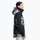 Women's snowboard jacket ROXY Presence Parka 2021 true black black flowers 3