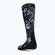 Women's snowboard socks ROXY Paloma 2021 true black black flowers 2
