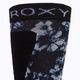 Women's snowboard socks ROXY Paloma 2021 true black black flowers 4