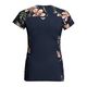 Women's swimming T-shirt ROXY Printed 2021 mood indigo tropical depht 2