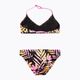 Children's two-piece swimsuit ROXY Active Joy Basic Triangle Set 2021 anthracite zebra jungle girl 5