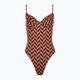 Ladies' one-piece swimsuit Billabong Cross Step brick