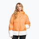 Women's snowboard jacket ROXY Chloe Kim Puffy mock orange
