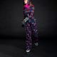 Women's snowboard trousers ROXY X Rowley Insulated Bib true black darkreds floral 5