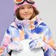 Children's snowboard gloves ROXY Jetty Girl bright white pansy rg 4